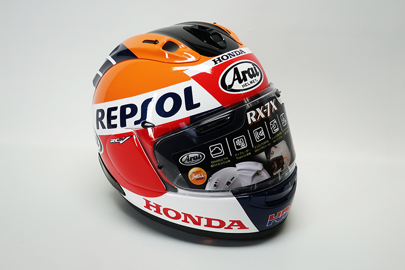 新作人気モデル □Arai RX-7X Repsol 限定 ヘルメット サイズ